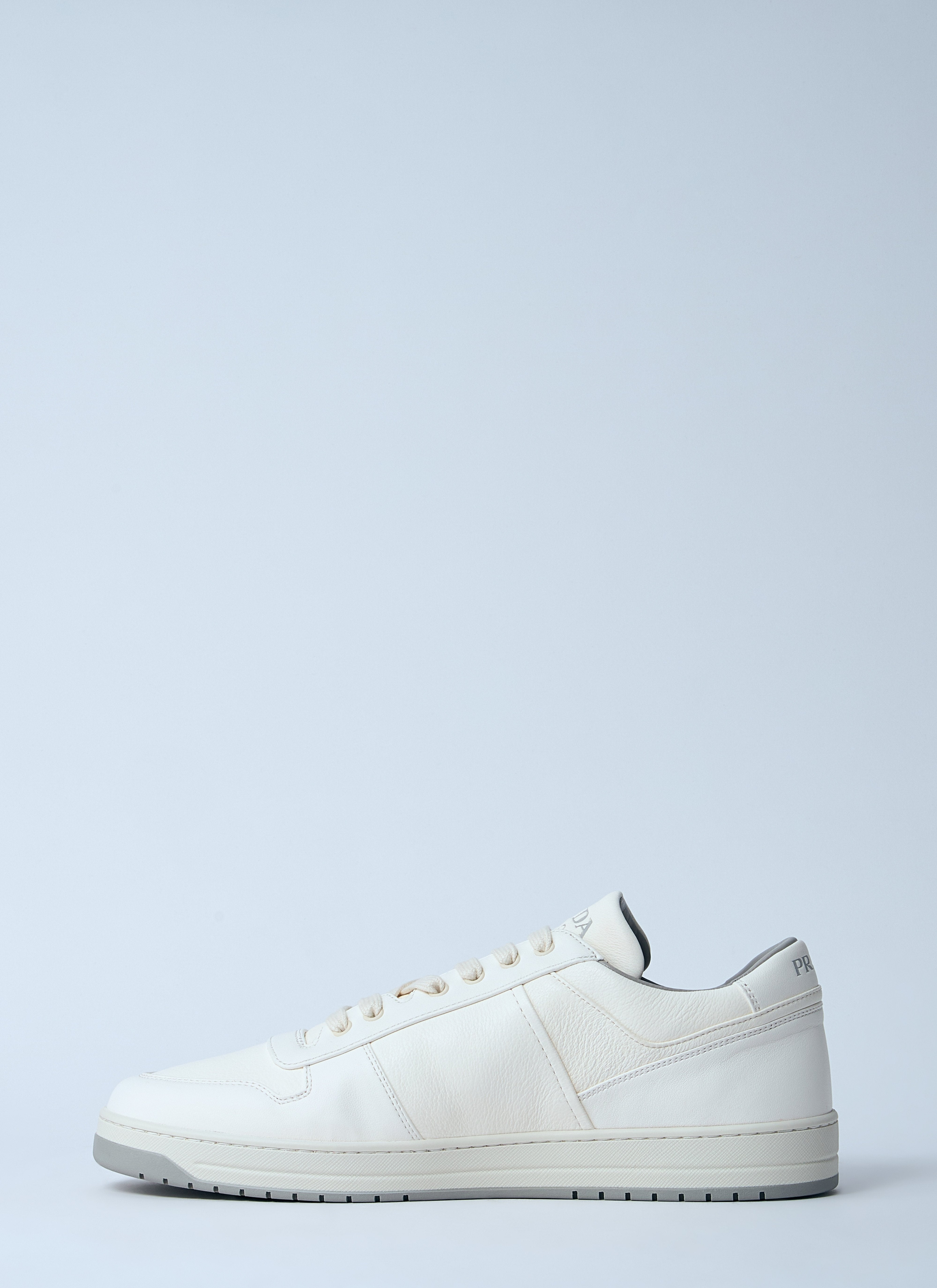 Prada Men Leather Low-Top Sneakers - 4