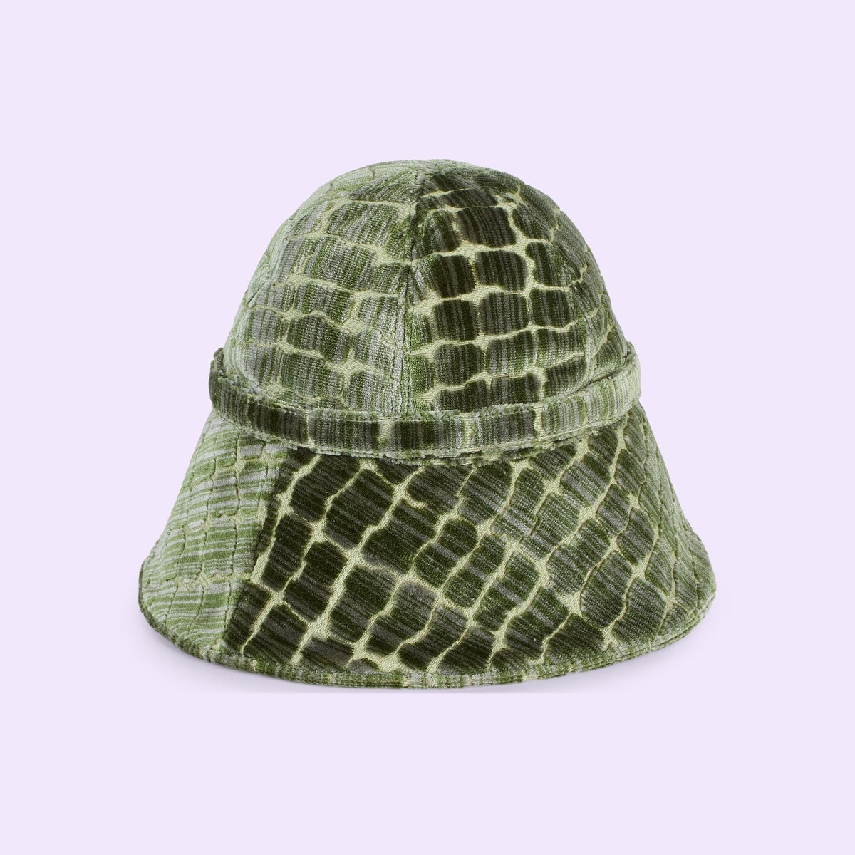 Velvet bucket hat with tiger head - 4