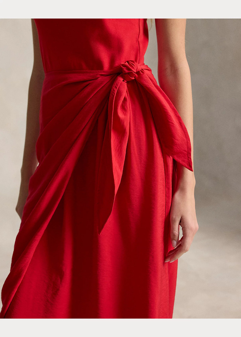 Faux-Wrap Tee Dress 5