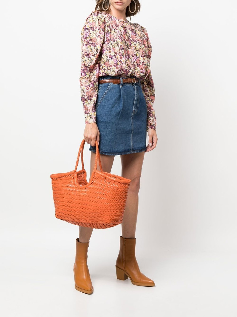 DRAGON DIFFUSION interwoven-design tote bag outlook