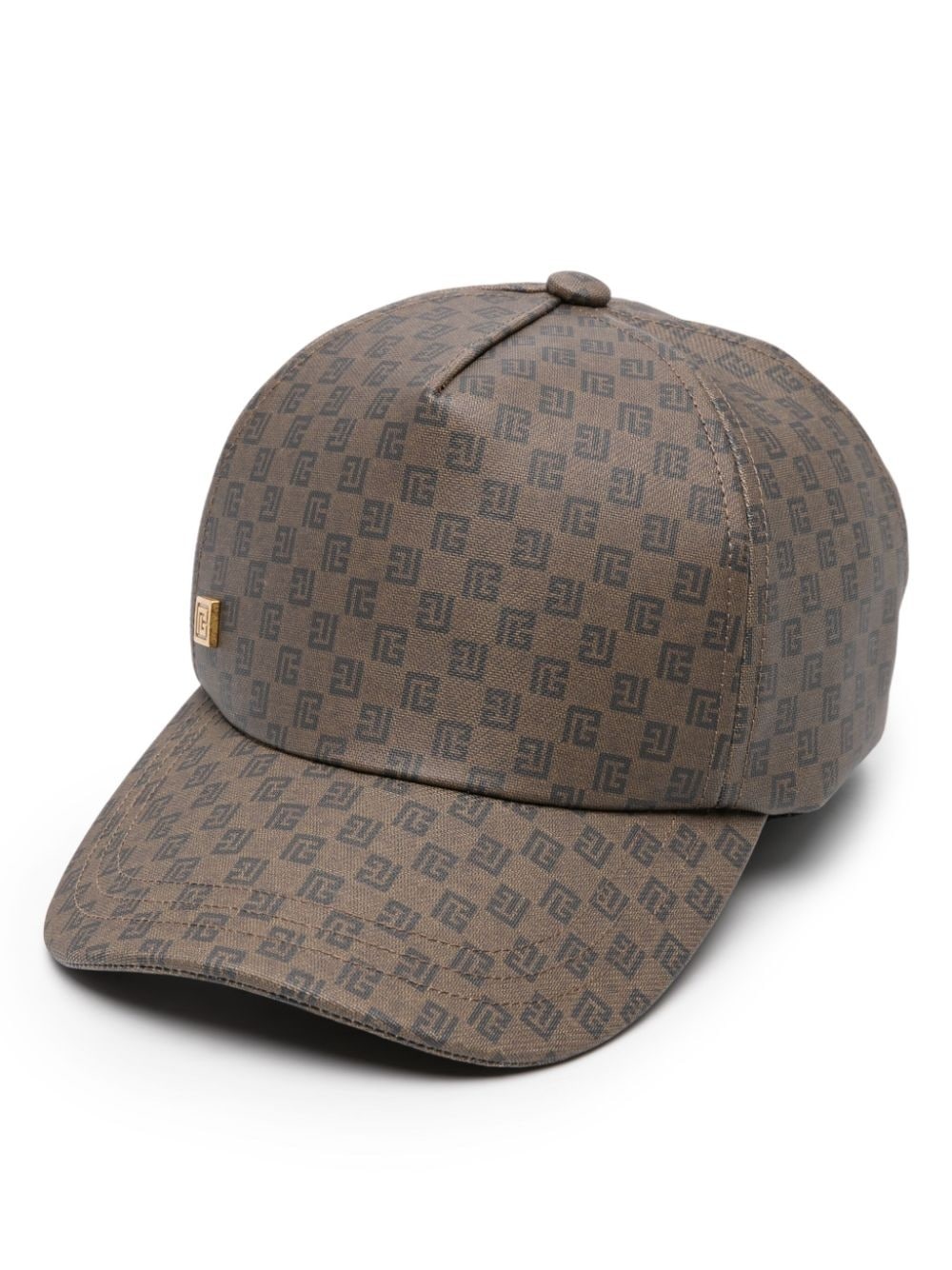 monogram-print baseball cap - 1