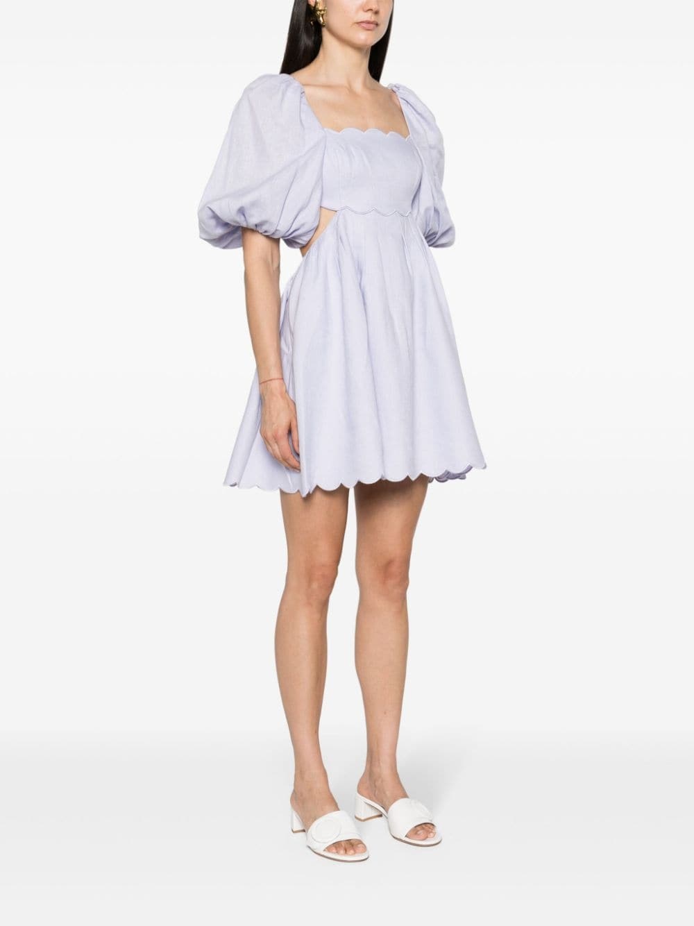 Halliday linen minidress - 3