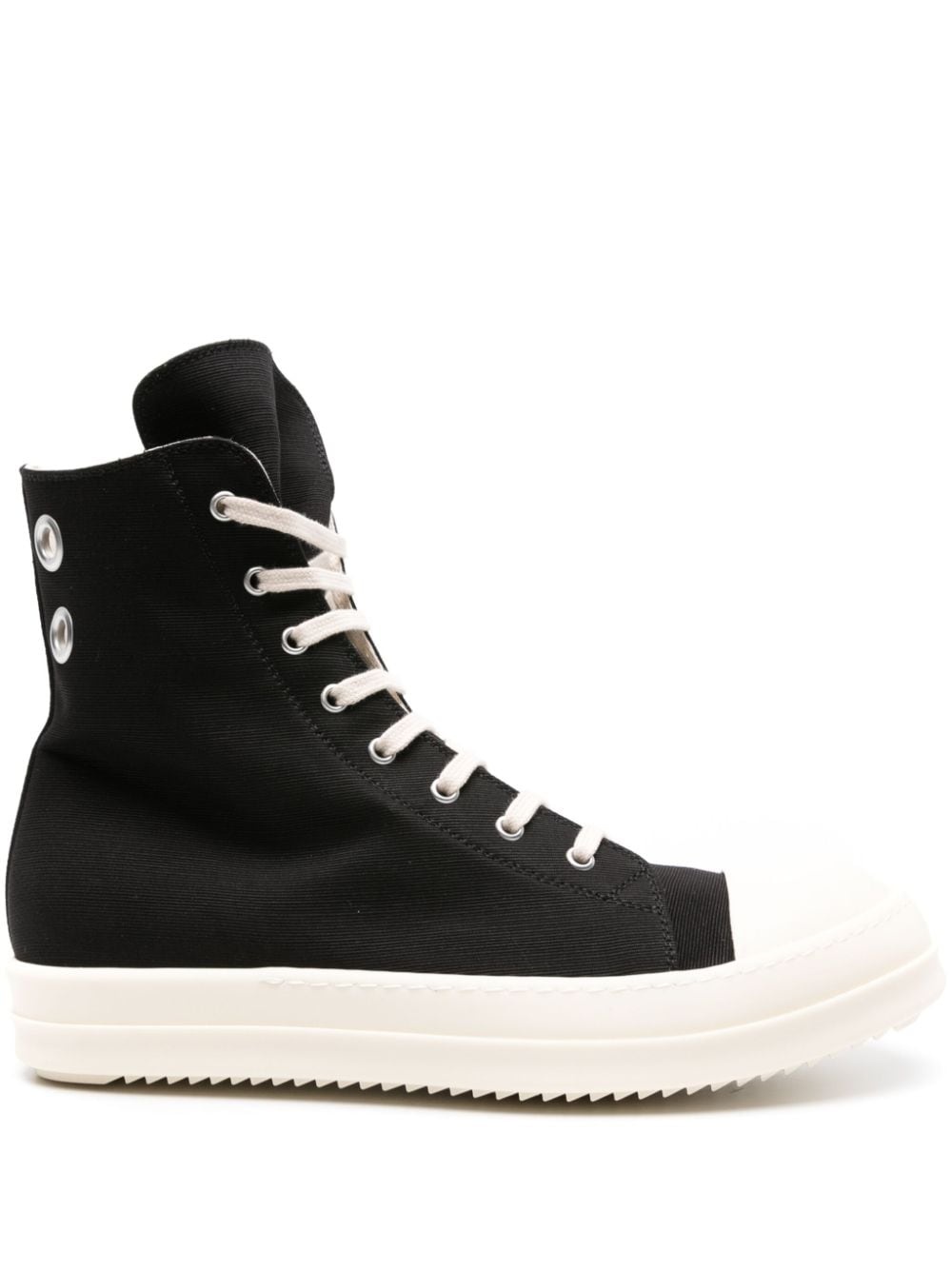 high-top cotton sneakers - 1