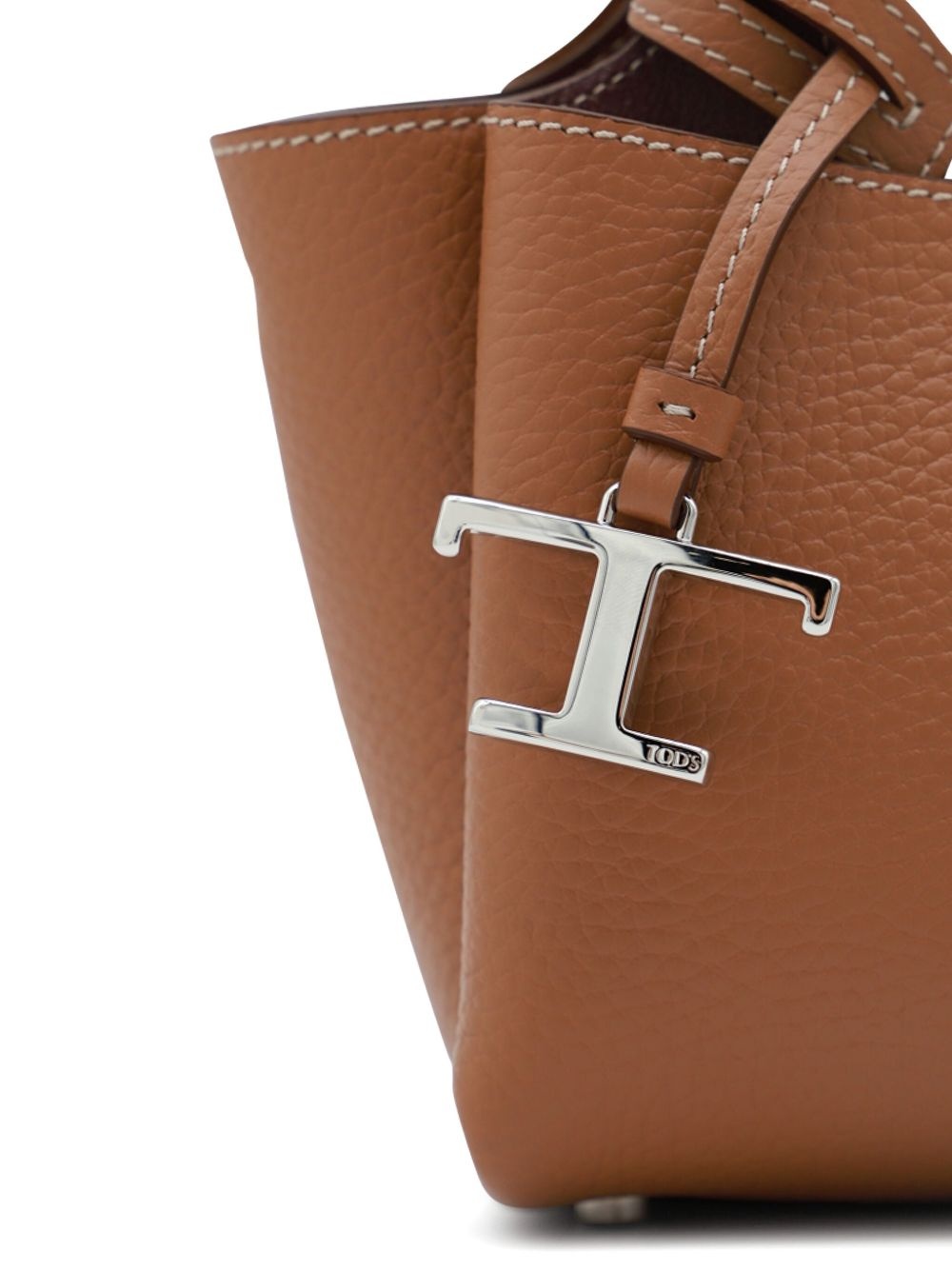logo charm tote bag - 4