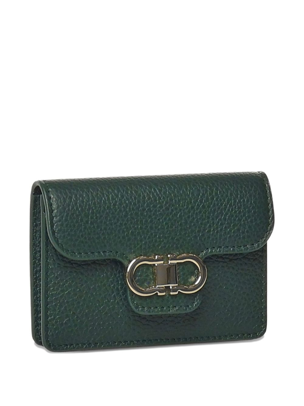 Gancini-buckle leather wallet - 3