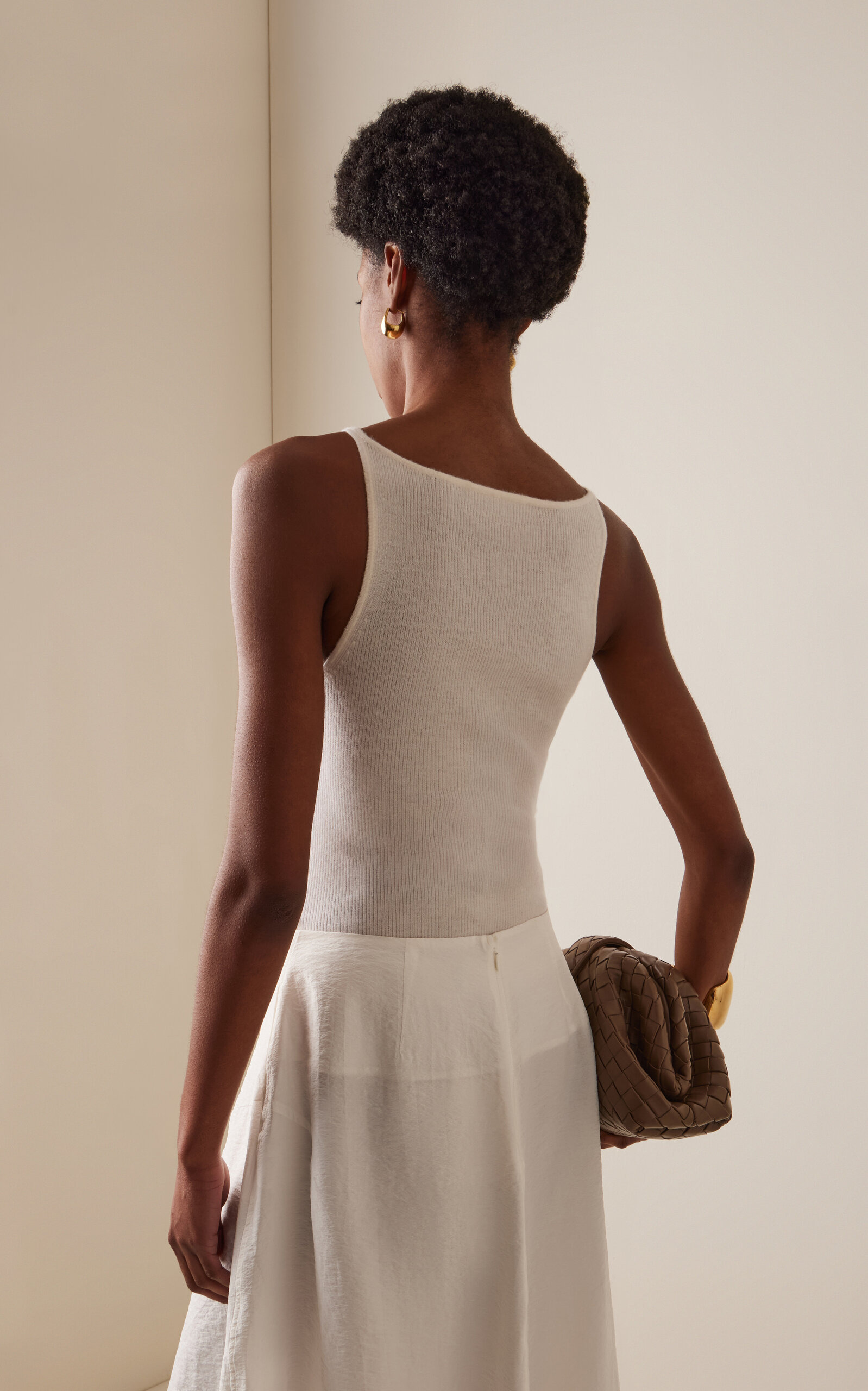Lynette Cashmere Top ivory - 4