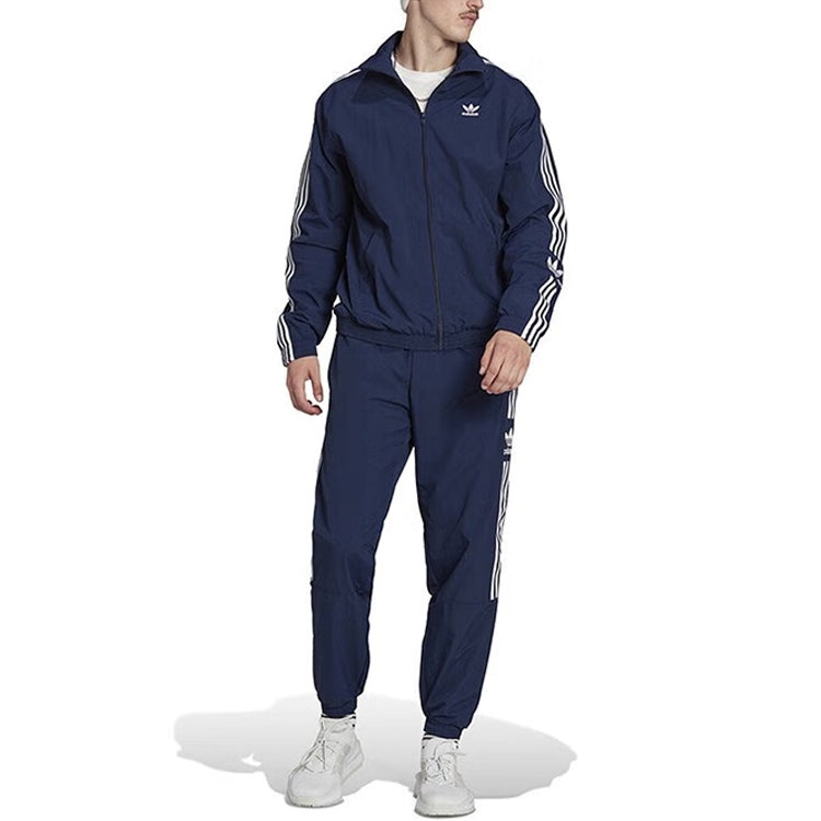 adidas originals Adicolor Classics Trefoil Track Jacket 'Night Indigo' IA6360 - 4