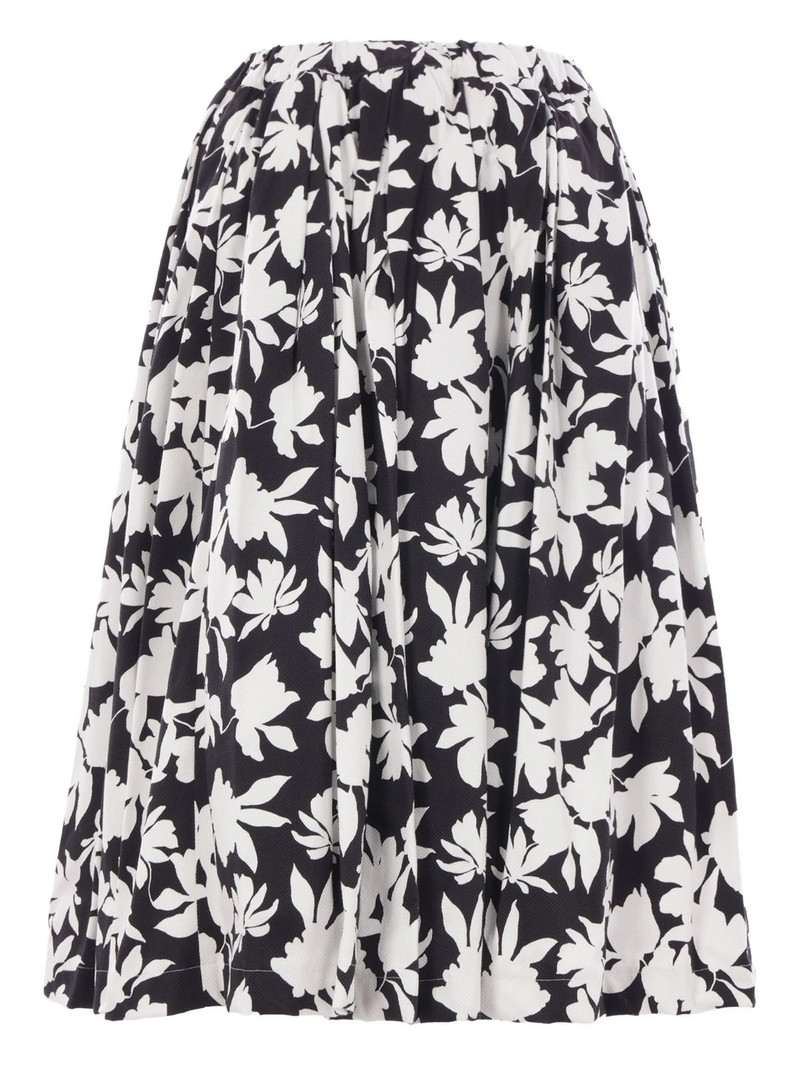 Comme des Garçons Comme des Garçons Cotton Pique Stretch Print Skirt outlook
