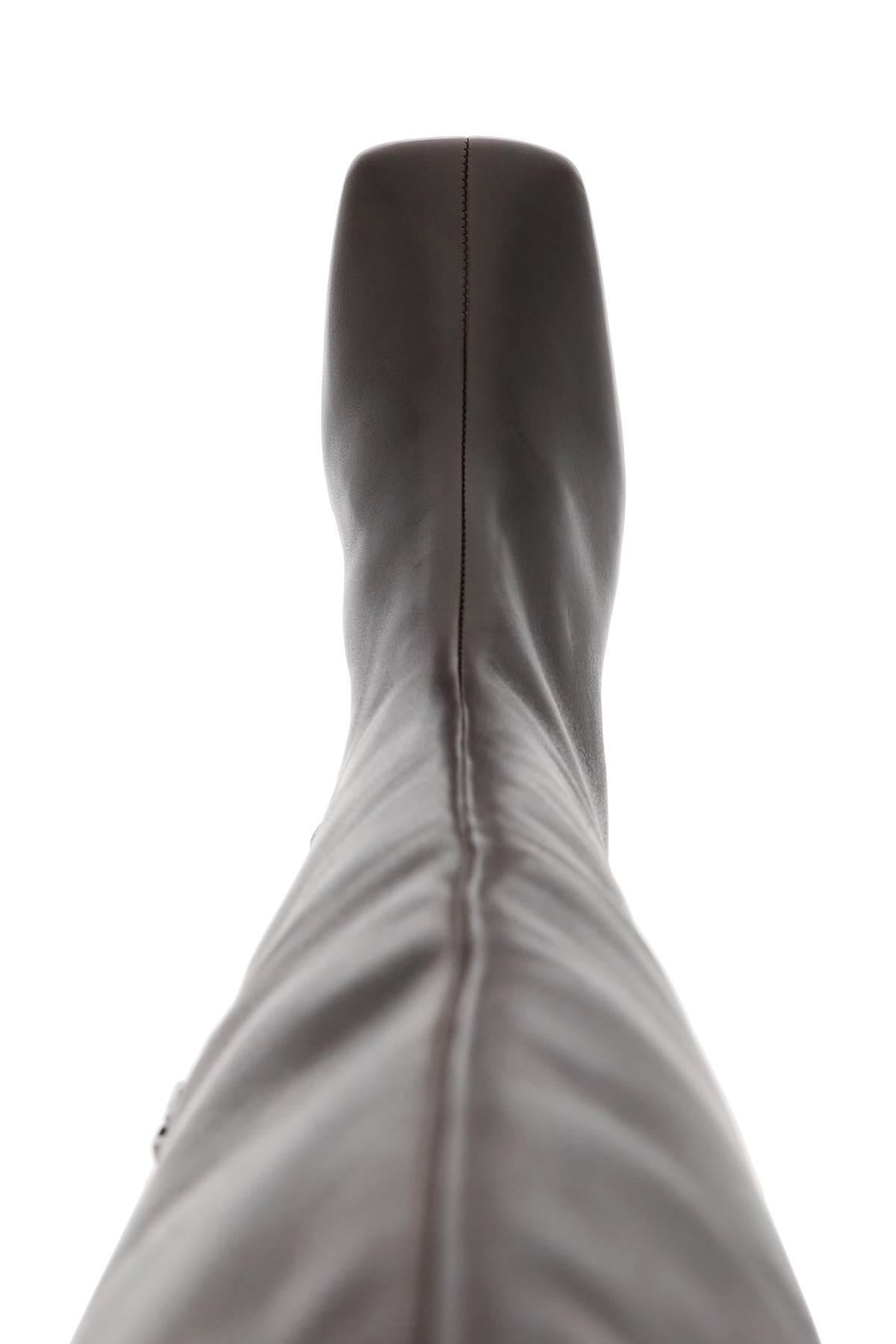 LEATHER CUISSARDES BOOTS - 3