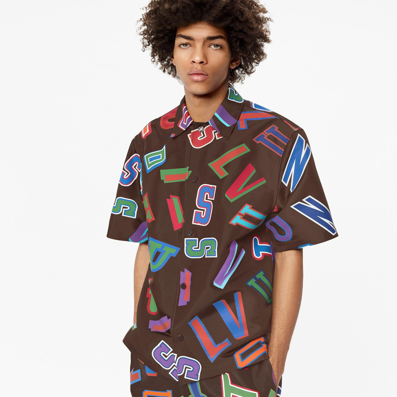 LVxNBA Basketball Letters Overshirt 3