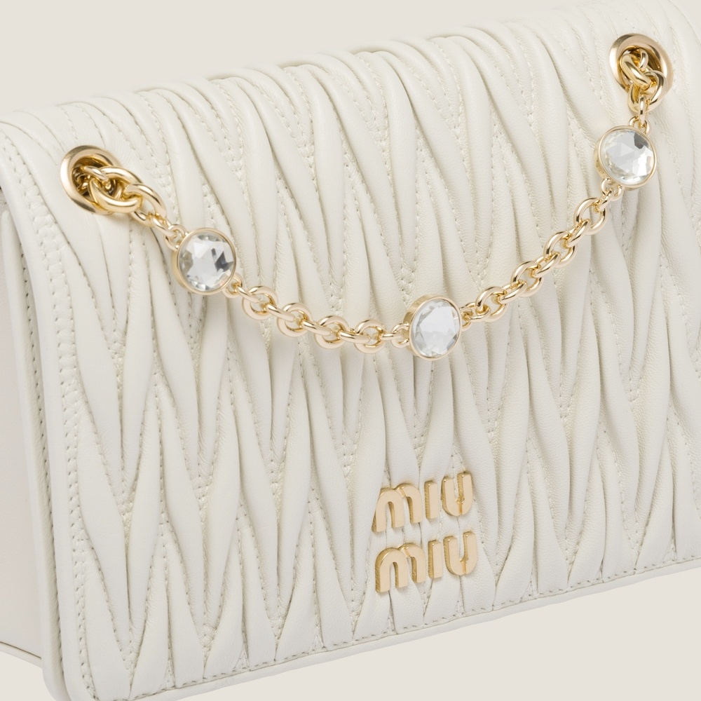 Matelassé nappa leather mini-bag - 7