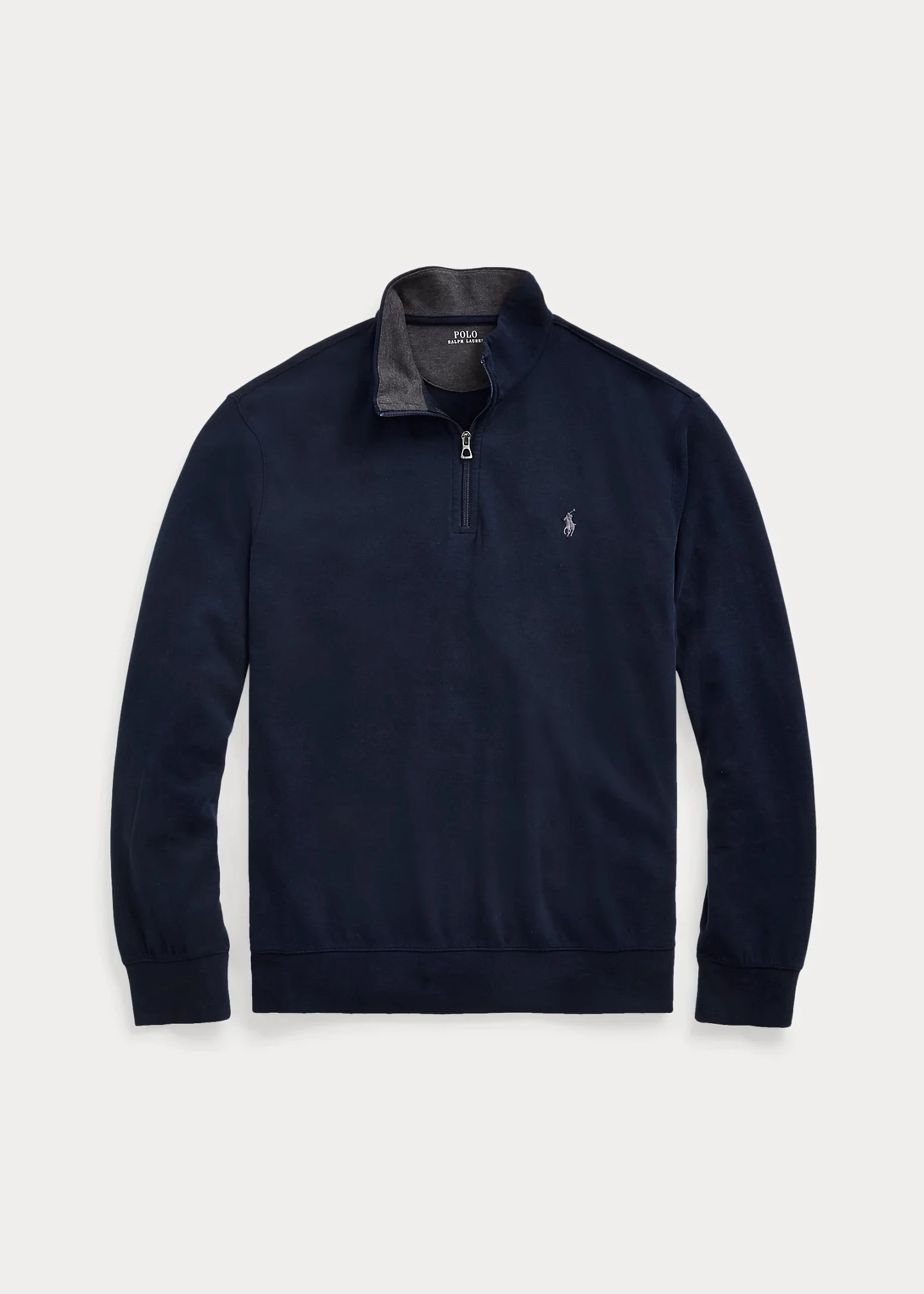 Luxury Jersey Quarter-Zip Pullover - 1