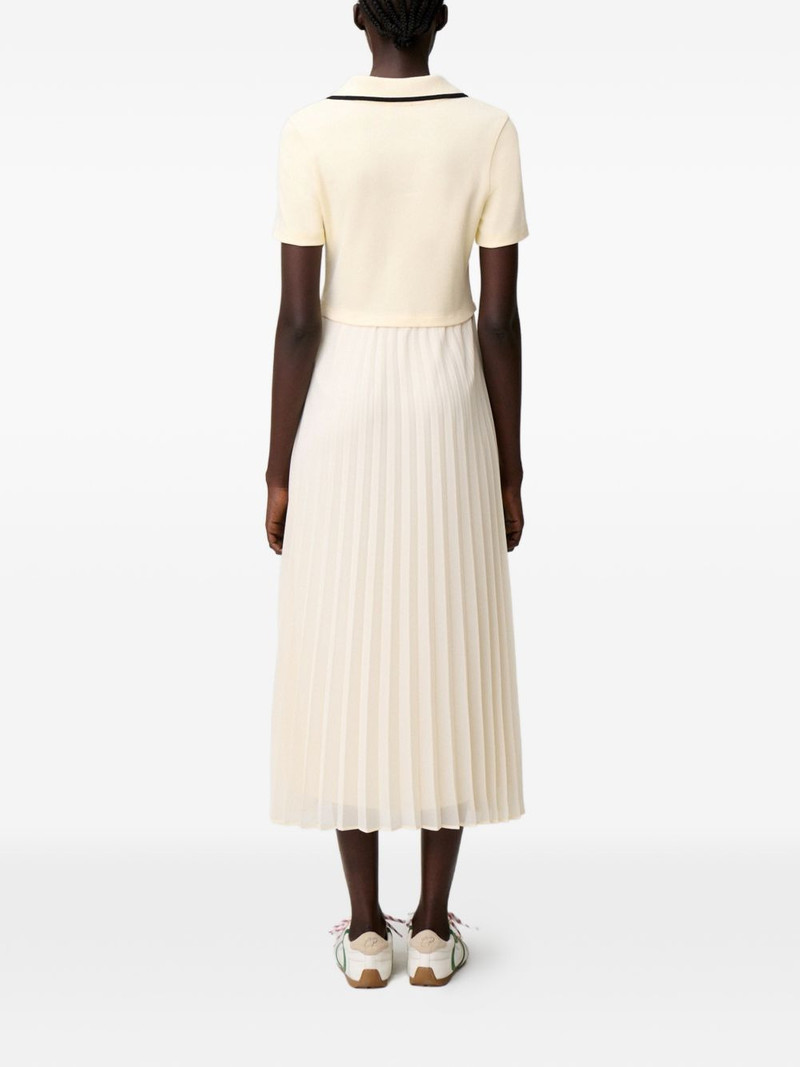 pleated ribbed-knit midi dress 5