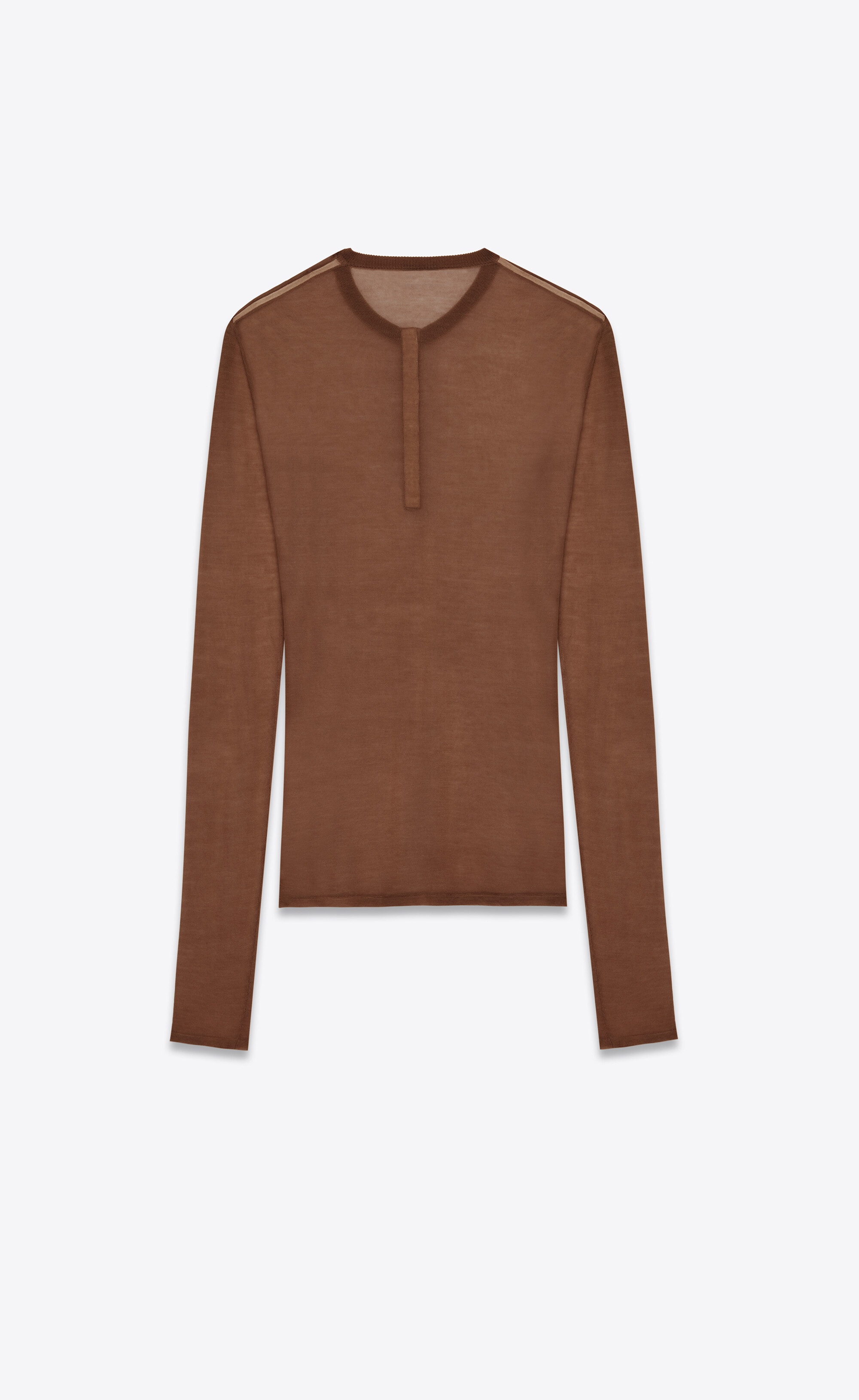 henley shirt in knit - 2