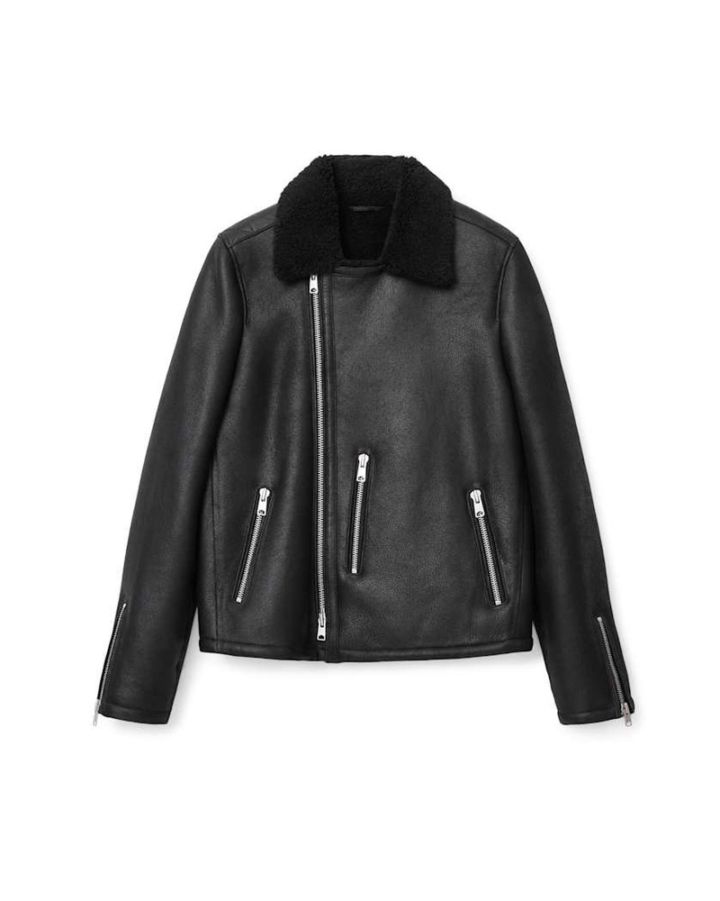 CORREZ SHEARLING BIKER JACKET 1