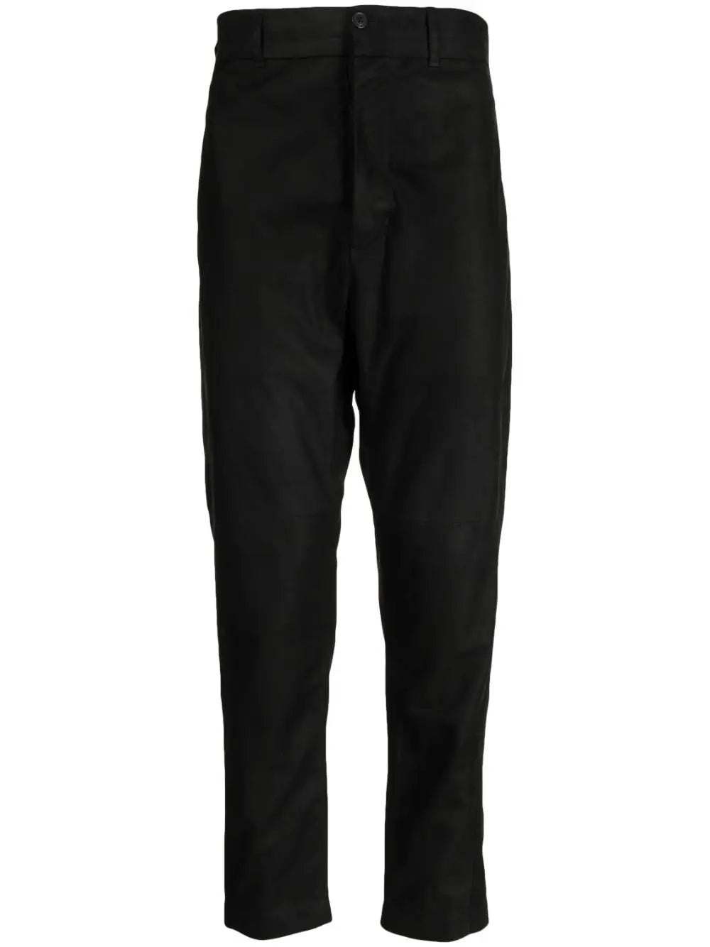 CROPPED LEATHER TROUSERS - 1