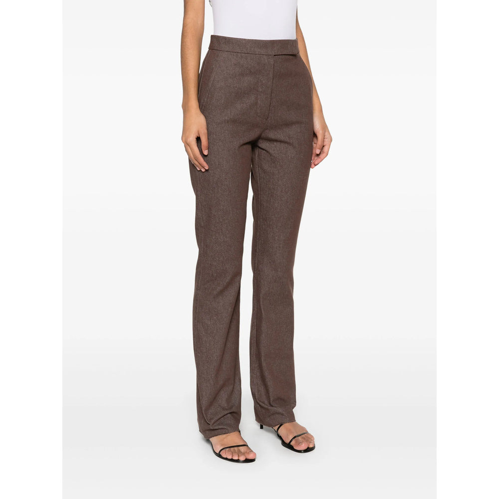 Max Mara Brown Trousers - Straight Trousers Women - 4