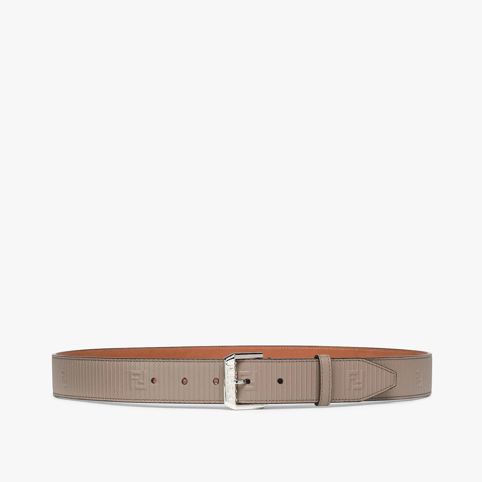 Brown leather belt - 1