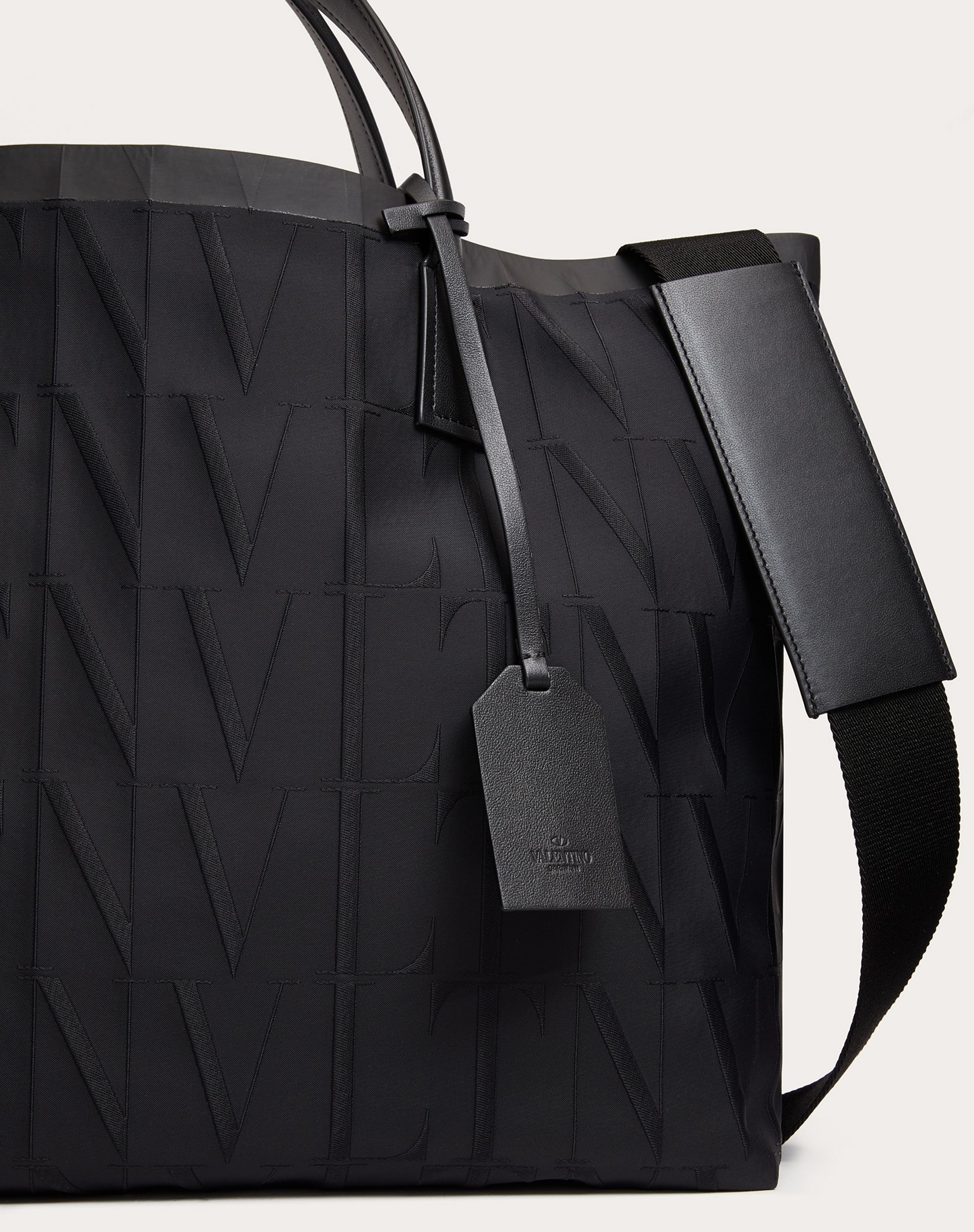 VLTN TIMES Nylon Jacquard Tote Bag - 5