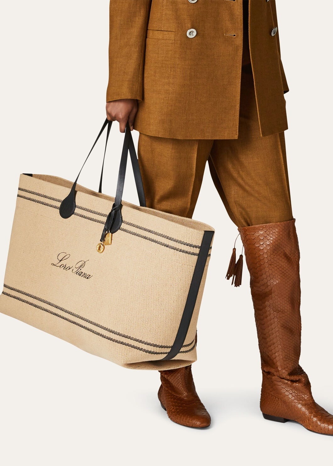 関税込■Loro Piana■Tasman エクストラ ラージ トートバッグ 関税込□Loro Piana□Tasman エクストラ ラージ トートバッグ