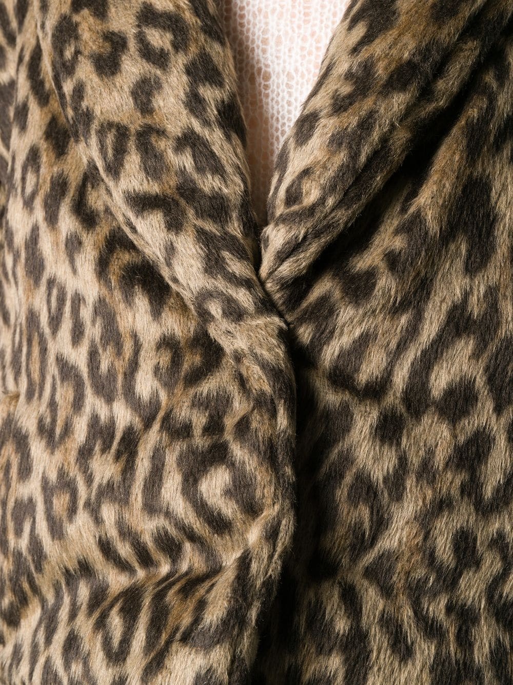 leopard-print down jacket - 5
