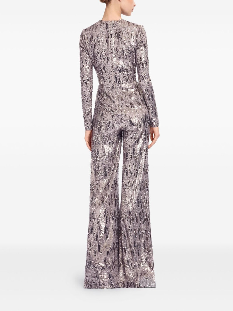 V-neck sequinned jumpsuit 3