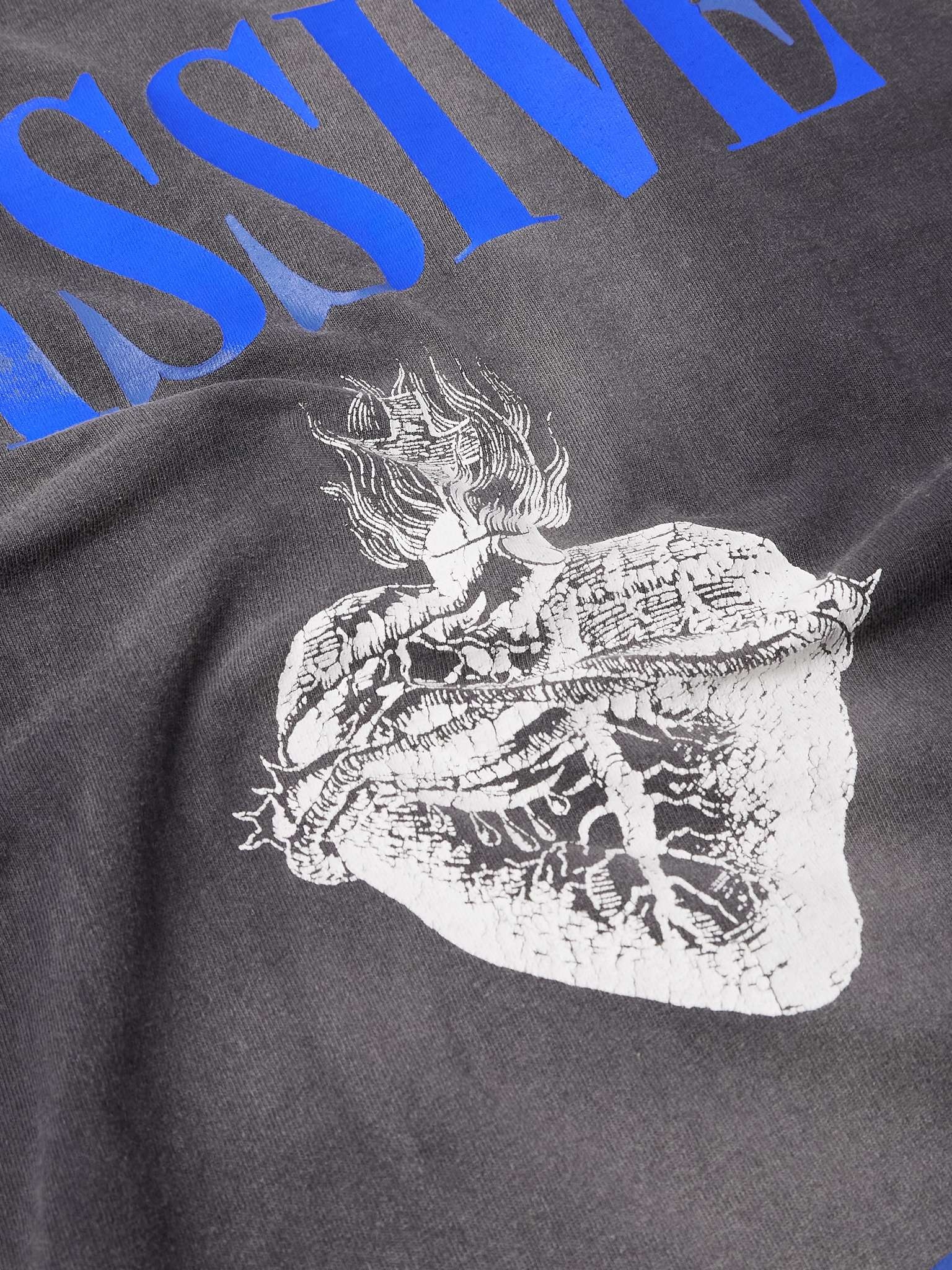 Massive Hearts Printed Cotton-Jersey T-Shirt - 4