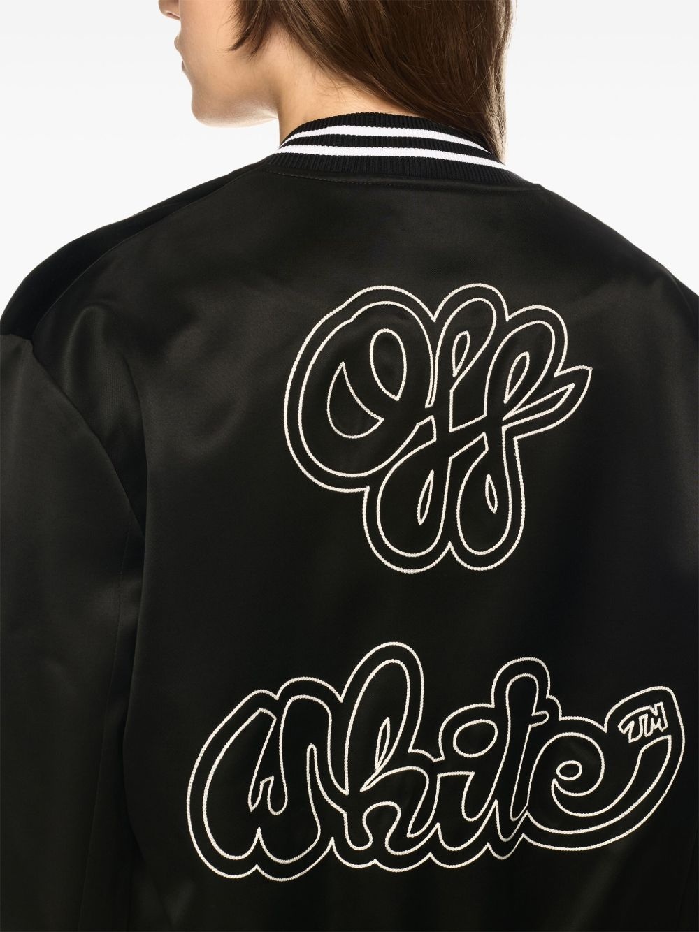 satin bomber jacket - 5