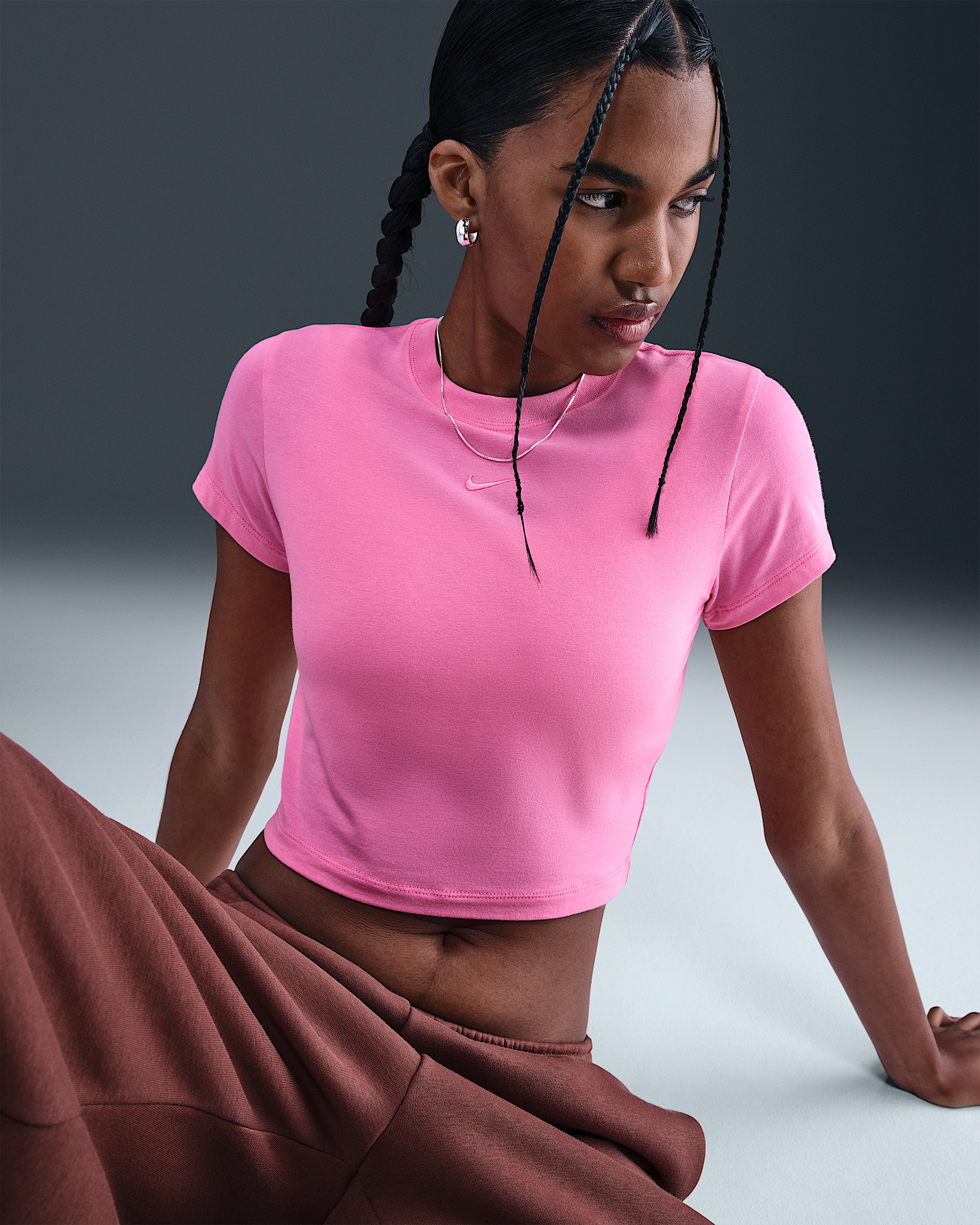 Nike Sportswear Chill Knit Women's Cropped T-Shirt - 3