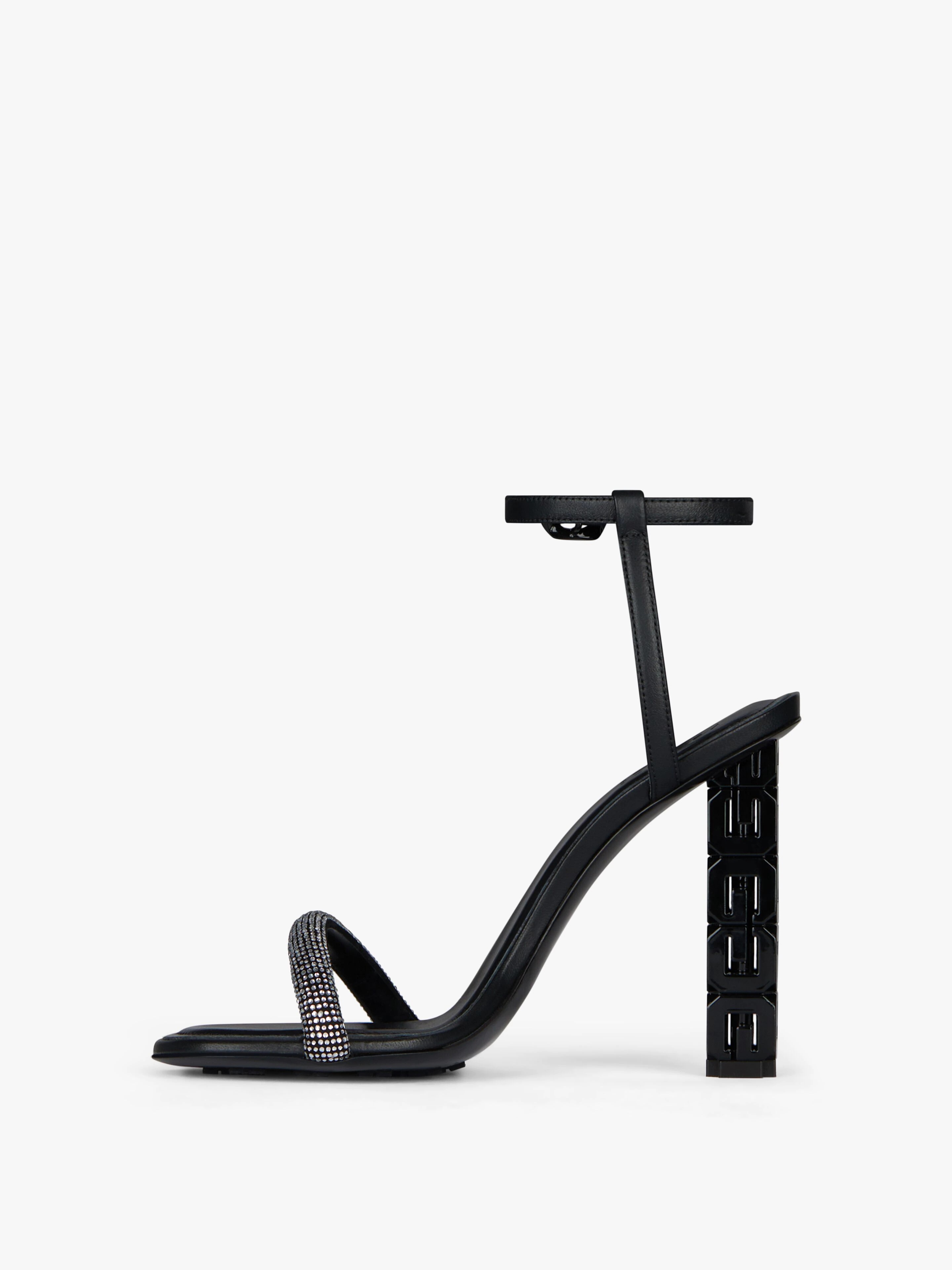 G CUBE SANDALS IN LEATHER - 3
