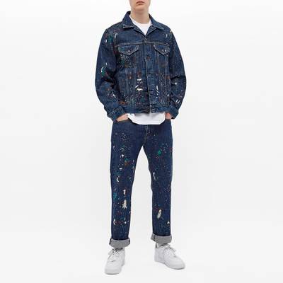 Levi's END. x Levi'sÂ® 'Painted' Selvedge Trucker Jacket outlook