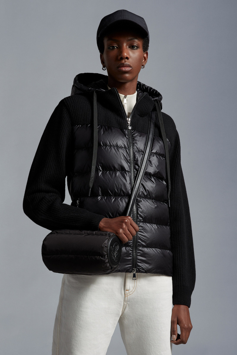 Moncler Padded Wool Zip-Up Hoodie outlook