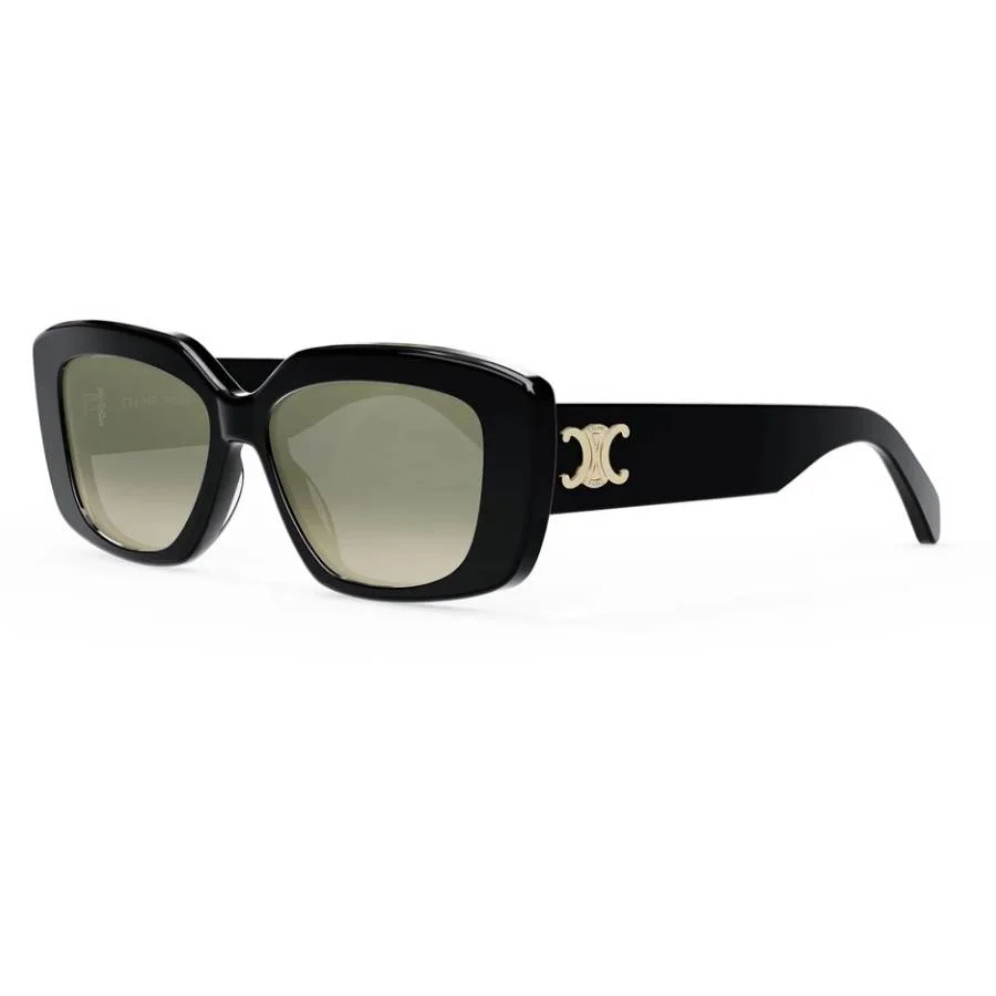 Celine Triomphe Brown Gradient Rectangular Ladies Sunglasses CL40216U 01F 55 - 1