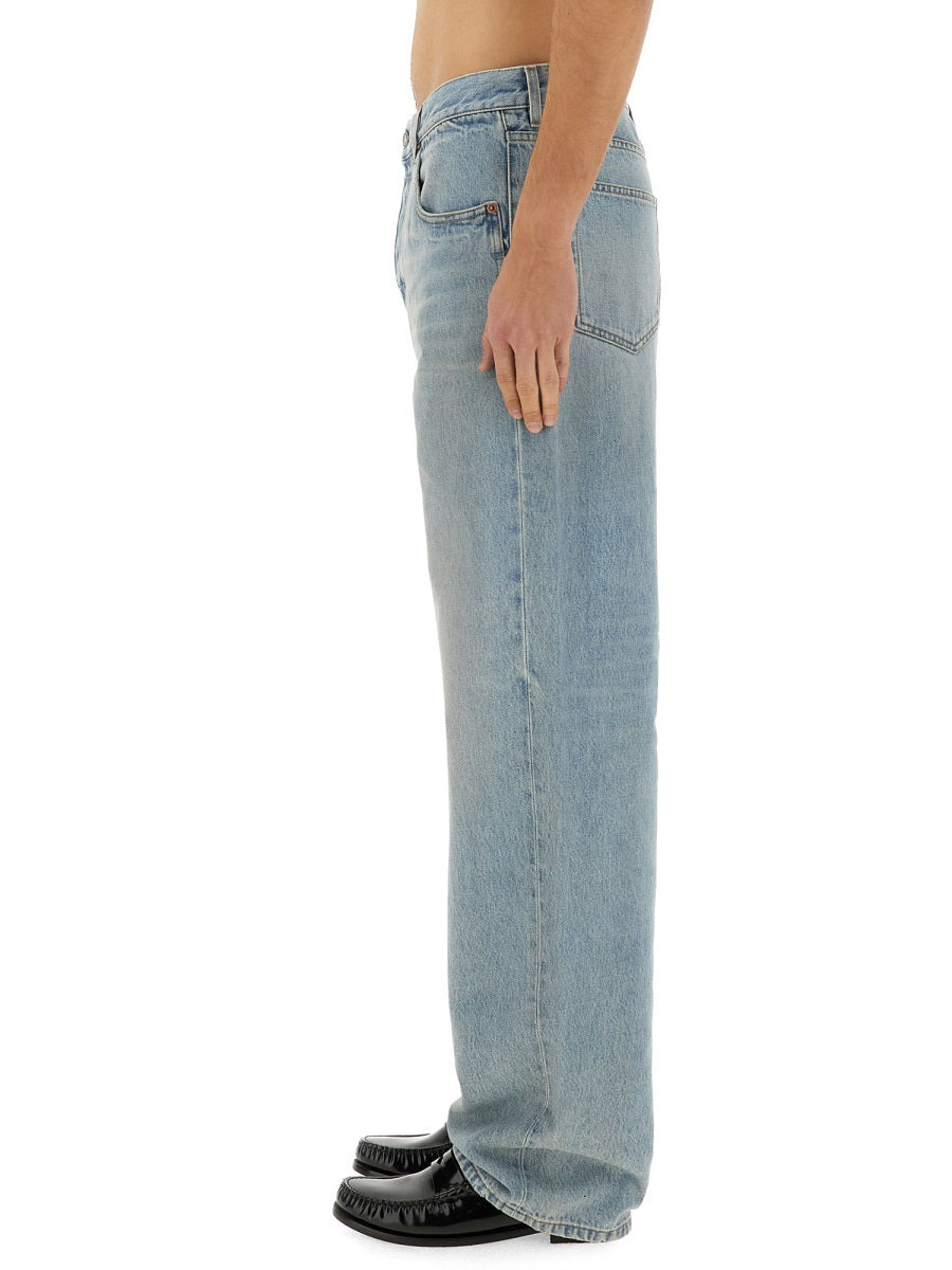 Saint Laurent Men Baggy Denim Jeans - 4