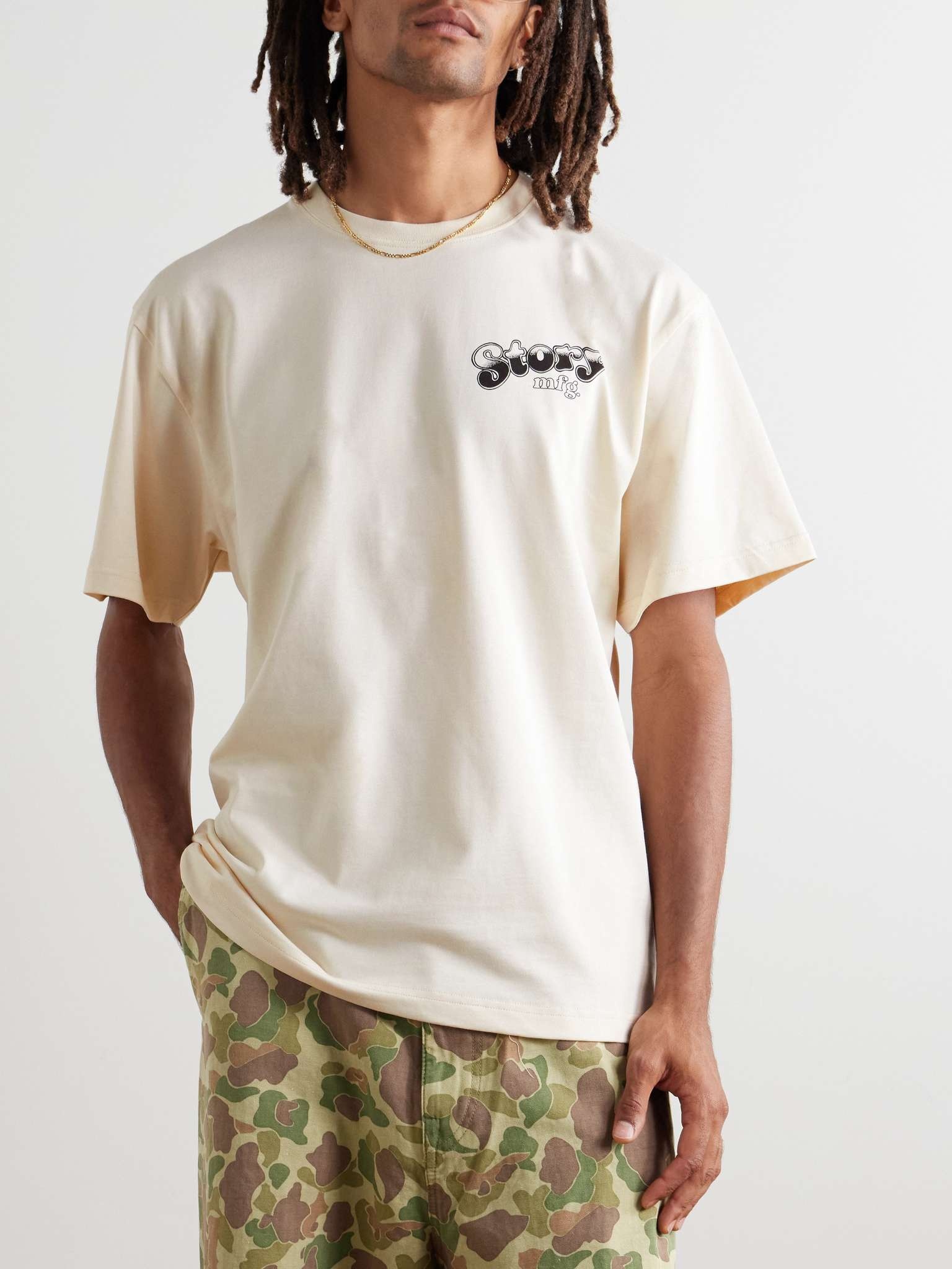 Grateful Logo-Print Organic Cotton-Jersey T-Shirt - 3