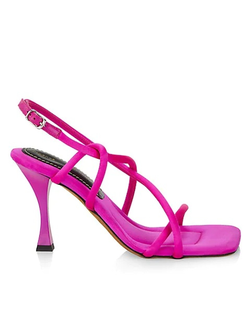 Square-Toe Strappy Sandals 1