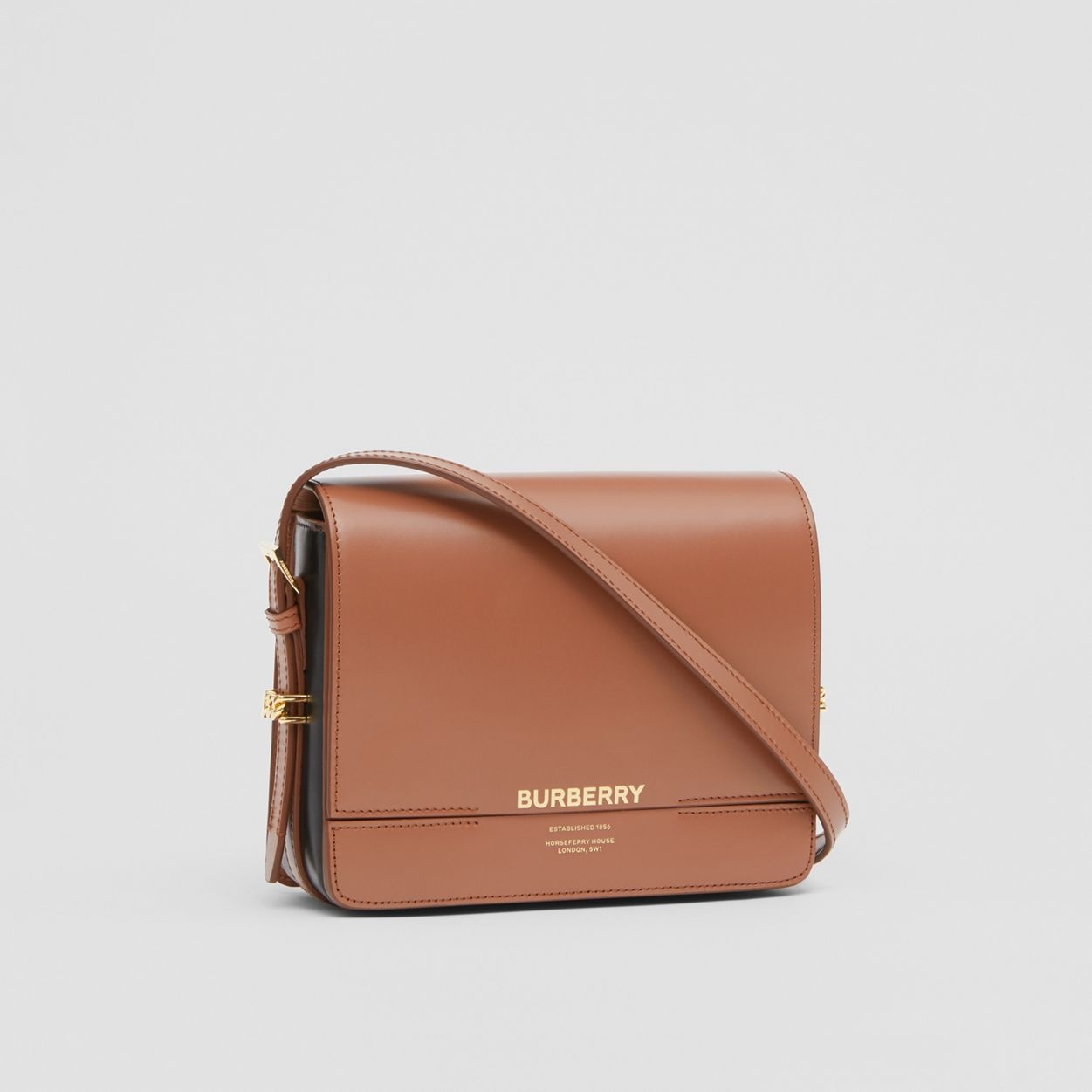 Small Two-tone Leather Grace Bag - 7