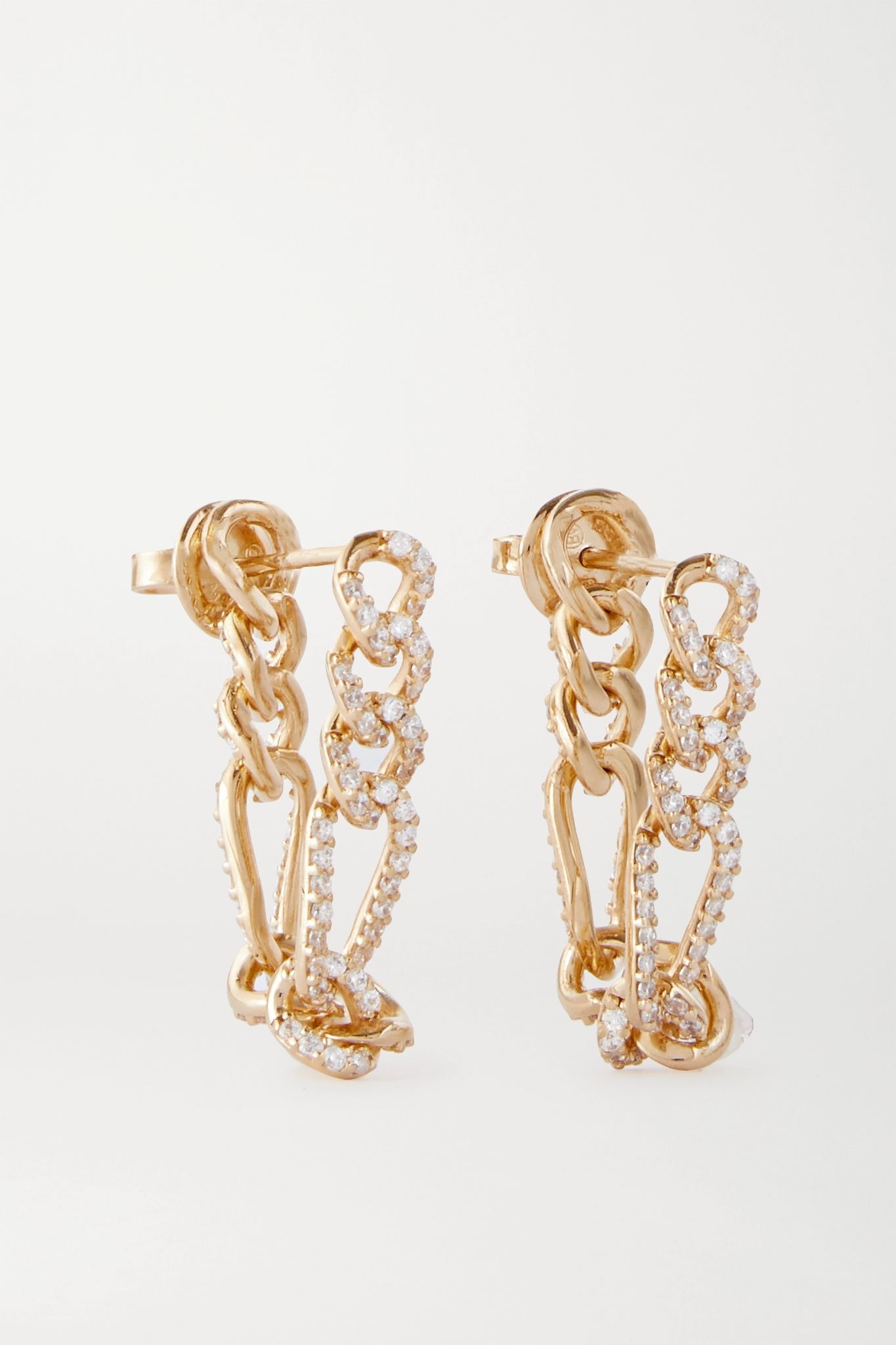 Gold-tone earrings - 1