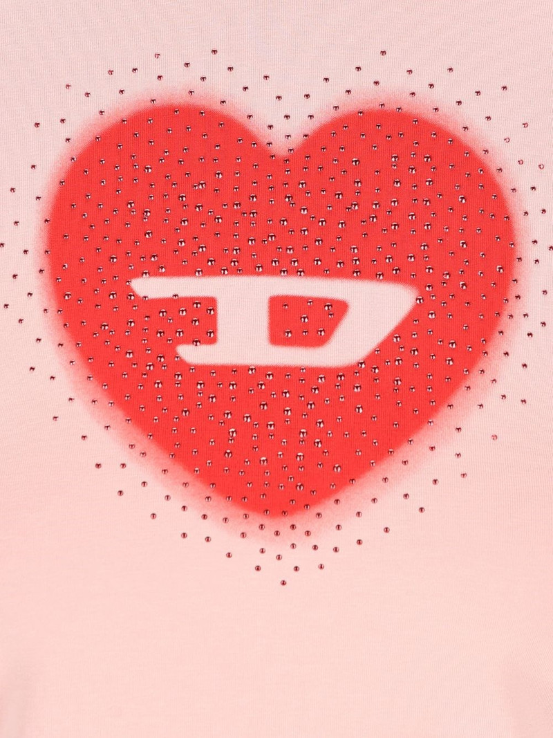 Diesel Heart cotton t-shirt outlook