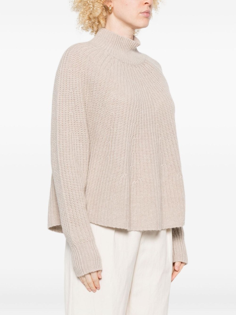high-neck ribbed-knit sweater 3