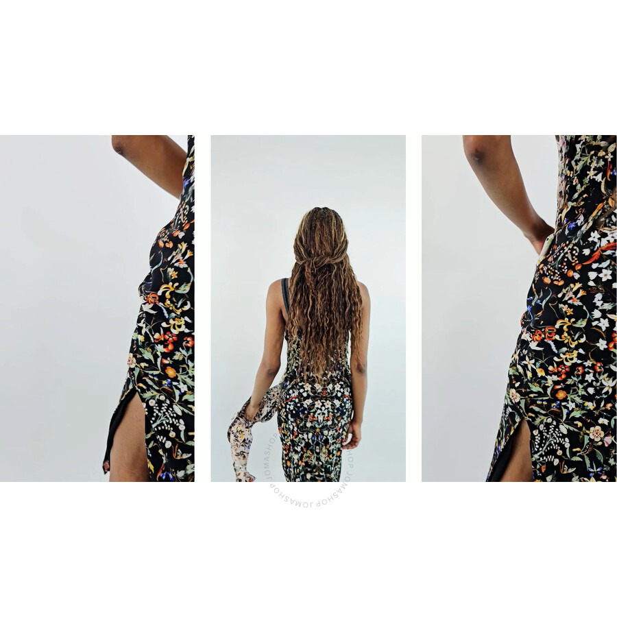 Burberry Ladies Sloane Floral Print Silk Slipdress - 3