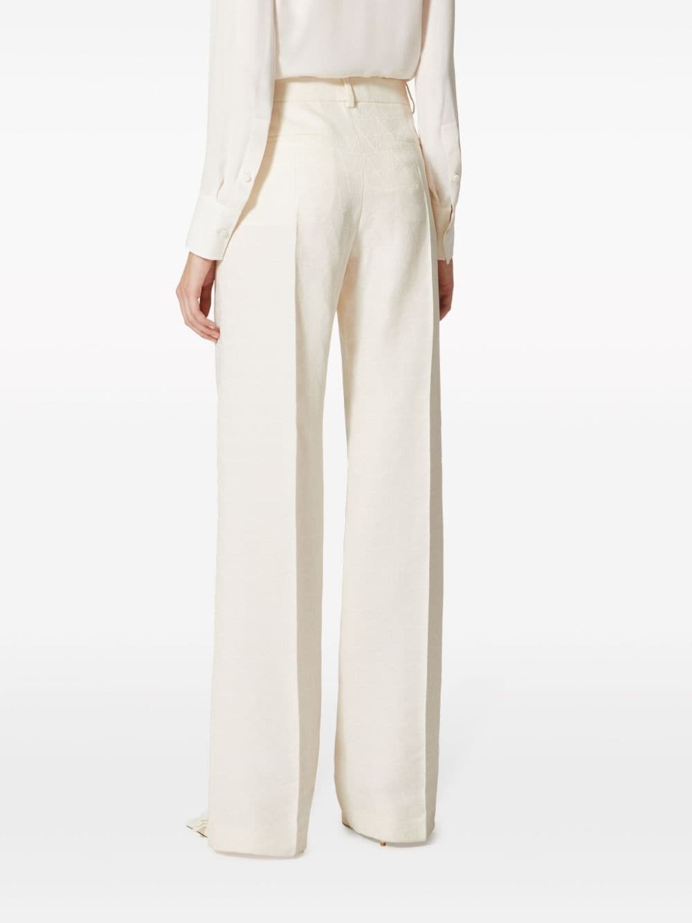 Toile Iconograph-jacquard Crepe Couture trousers - 4