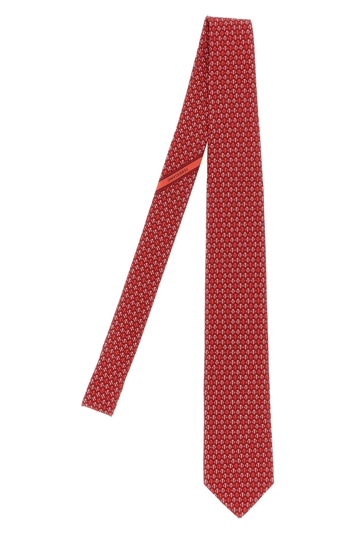 Ferragamo Men 'Gancini Pois' Print Tie - 1