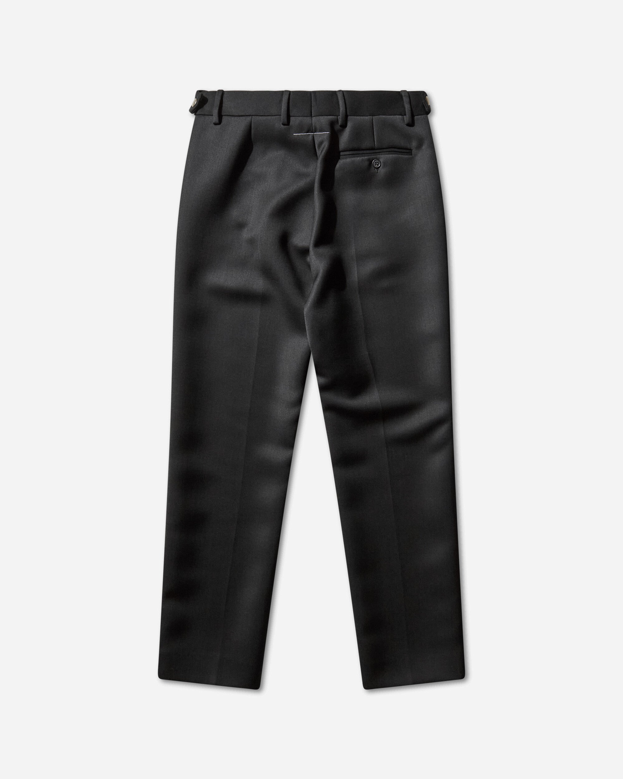 Men's Wool Trousers Black - 2