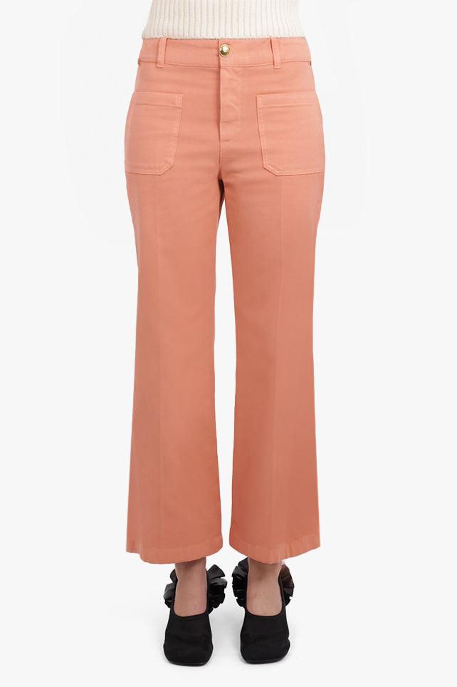 WIDE LEG JEANS | SHELL CORAL - 3