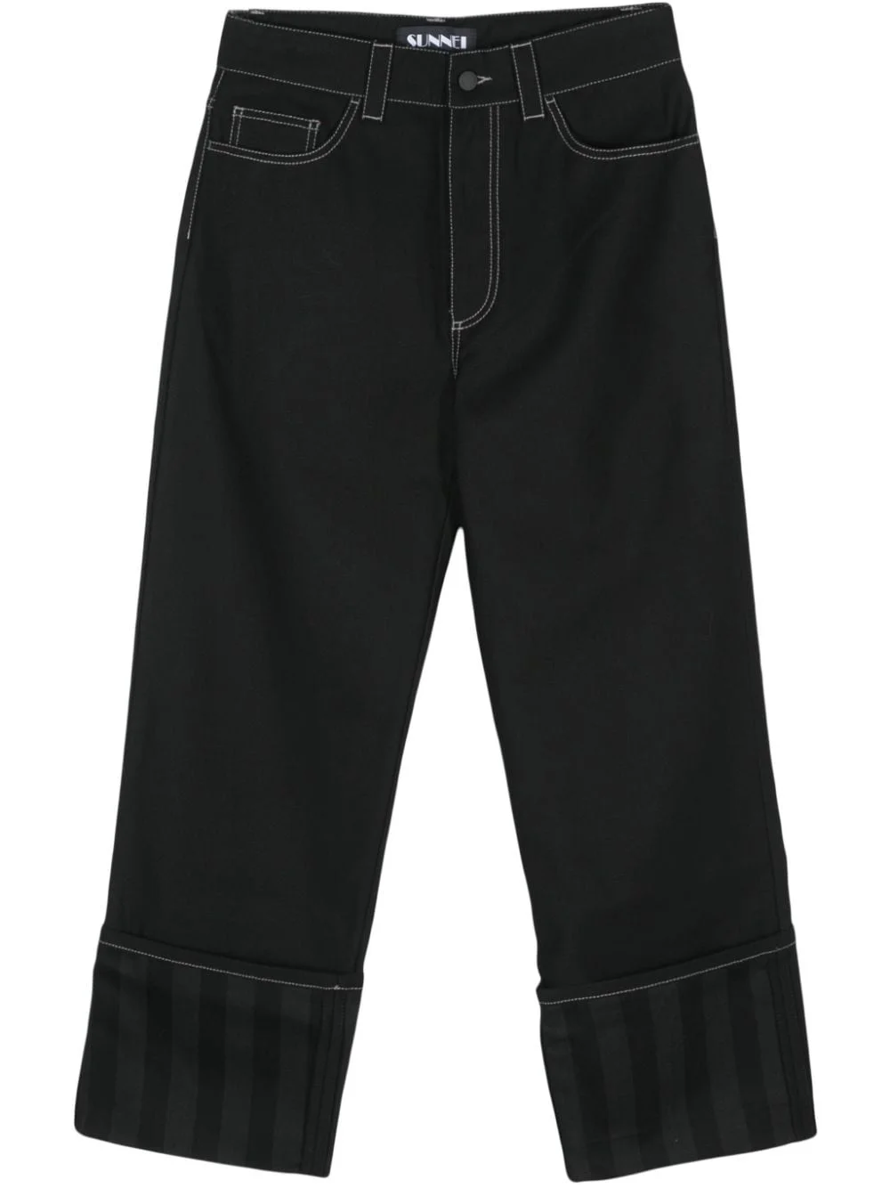 straight-leg trousers - 1