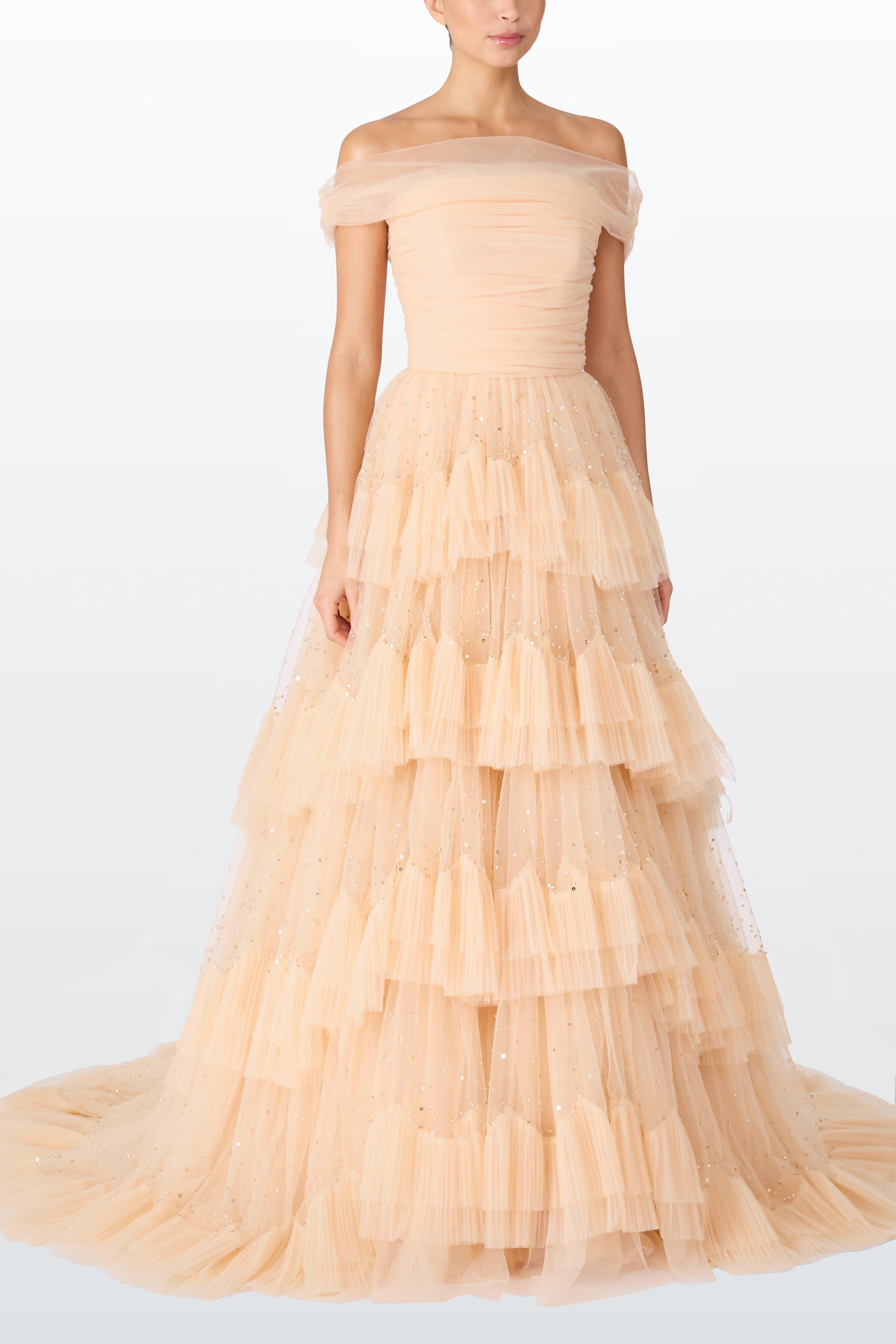 Jenny Packham Queenie Maxi Dress in Sparrowhawk at Nordstrom - 2