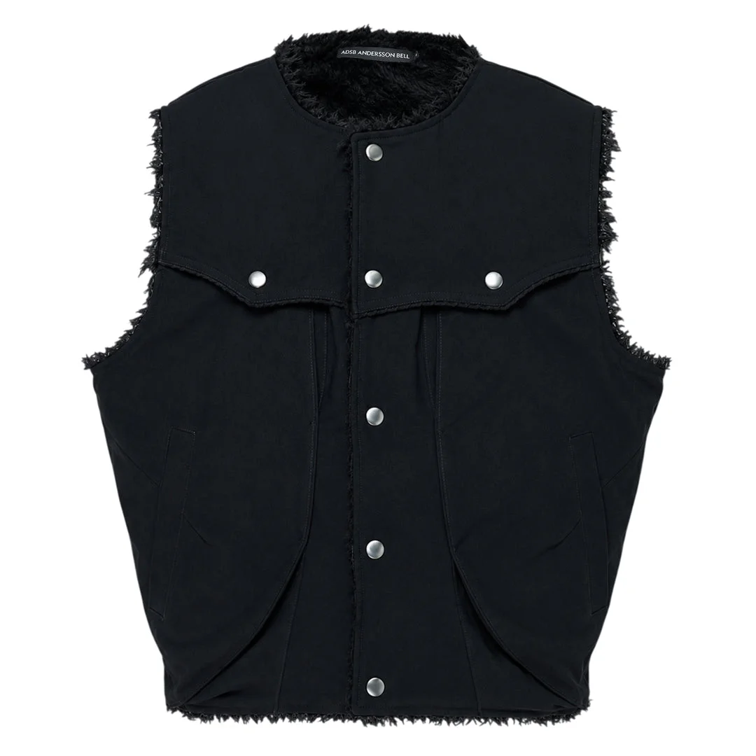 Reversible Collarless Vest - 1