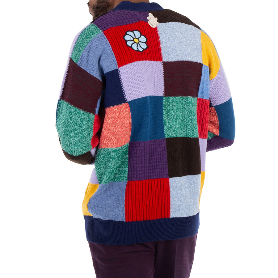 Moncler Patchwork-Design Crochet Cardigan - 4