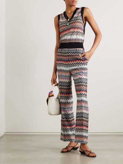 Missoni Crochet-knit and cotton-blend vest outlook